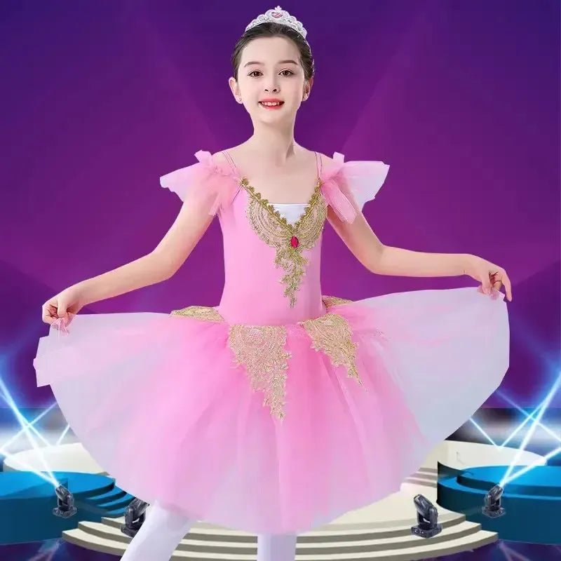 VIKITA Girls Flare Sleeve Princess Dress – Sizes 3T–10T - Bennys Beauty World