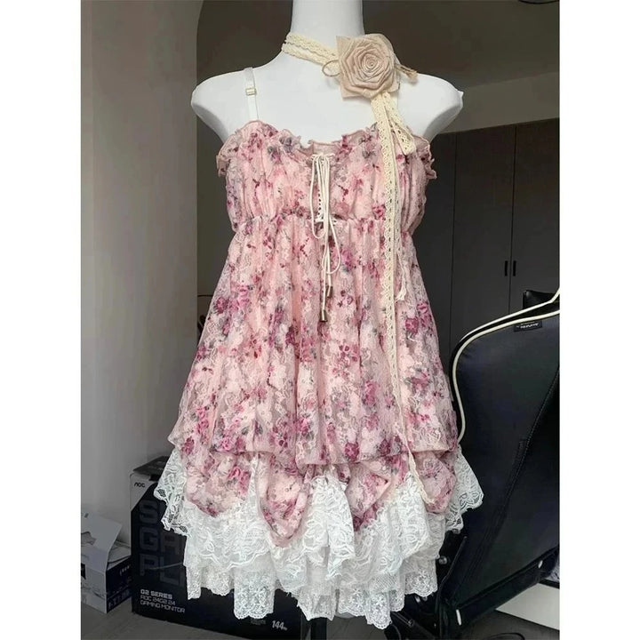 Summer Floral Chiffon Blouse For Women