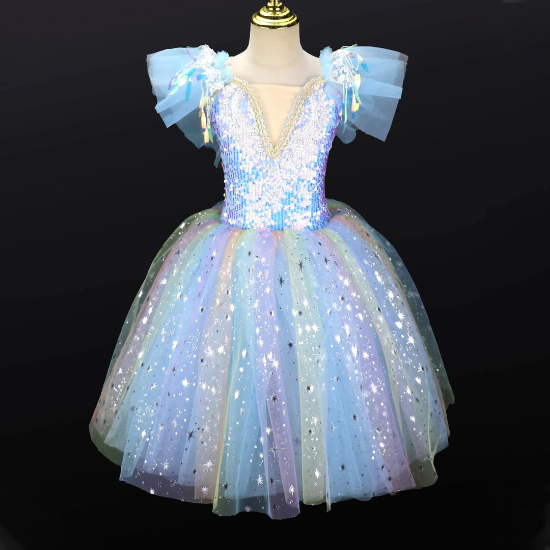 Girls Princess Fairy Tutu Dress – Ballet Dance Costume - Bennys Beauty World