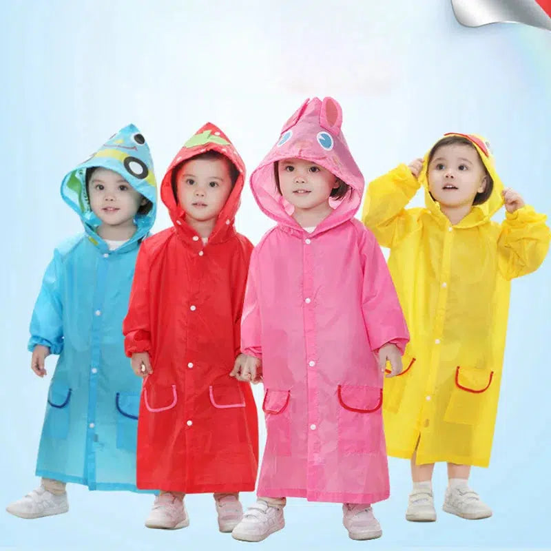 Children's Raincoat Cartoon Animal Style Waterproof for Baby and Kids-Suit-Bennys Beauty World