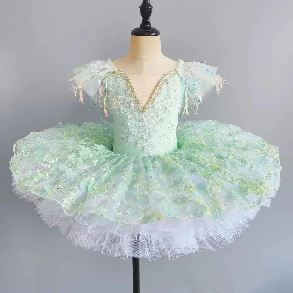 Girls Ballet Tutu Dress – Kids Dance Costume & Princess Party Outfit-Dresses-Bennys Beauty World