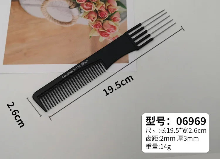 Professional Hair Tail Combs Stainless Steel