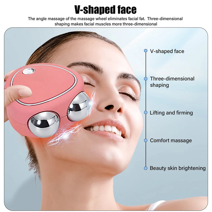 Microcurrent Face Lift Machine Face Roller Massager
