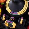 New Trendy 4PCS 3 Layers African Jewelry Set For Women-Jewelry-Bennys Beauty World