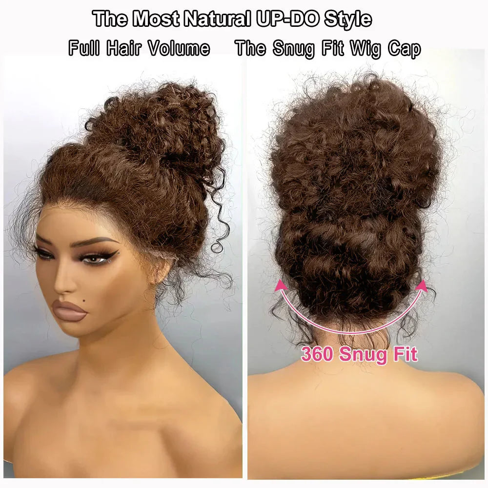 360 Full HD Lace Frontal Wig | Deep Wave | Invisible Strap