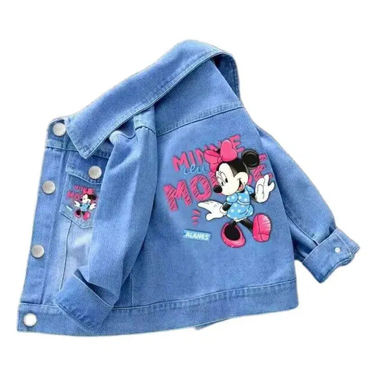 Cotton Baby Girls Denim Jacket-kids clothing-Bennys Beauty World