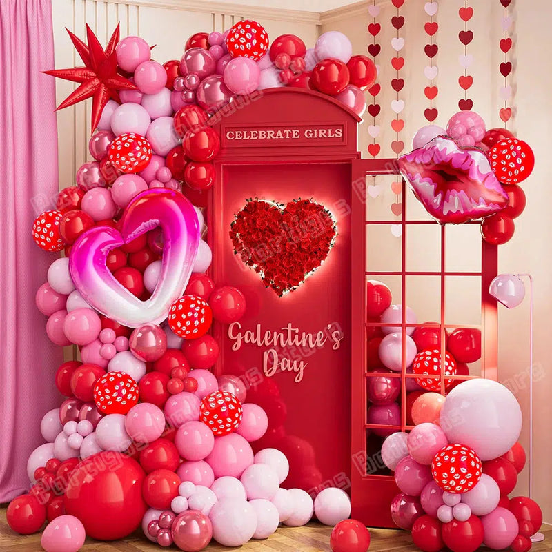 Love Heart Bear Valentine's Day Balloon
