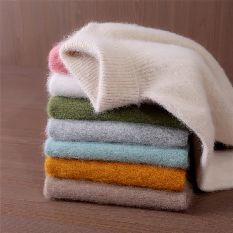 Women’s Cashmere High-Lapel Sweater