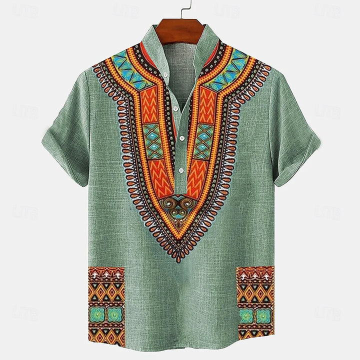 Men's Shirt Linen Men's Tops-Bennys Beauty World