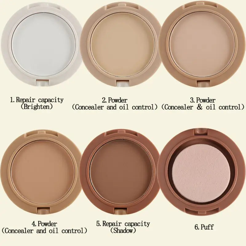 5 Colors Soft Highlighter Powder Professional Makeup