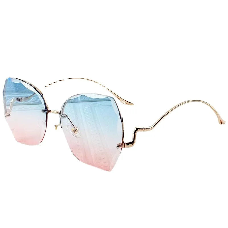 Higodoy Oversized Gradient Sunglasses | UV400 Frameless