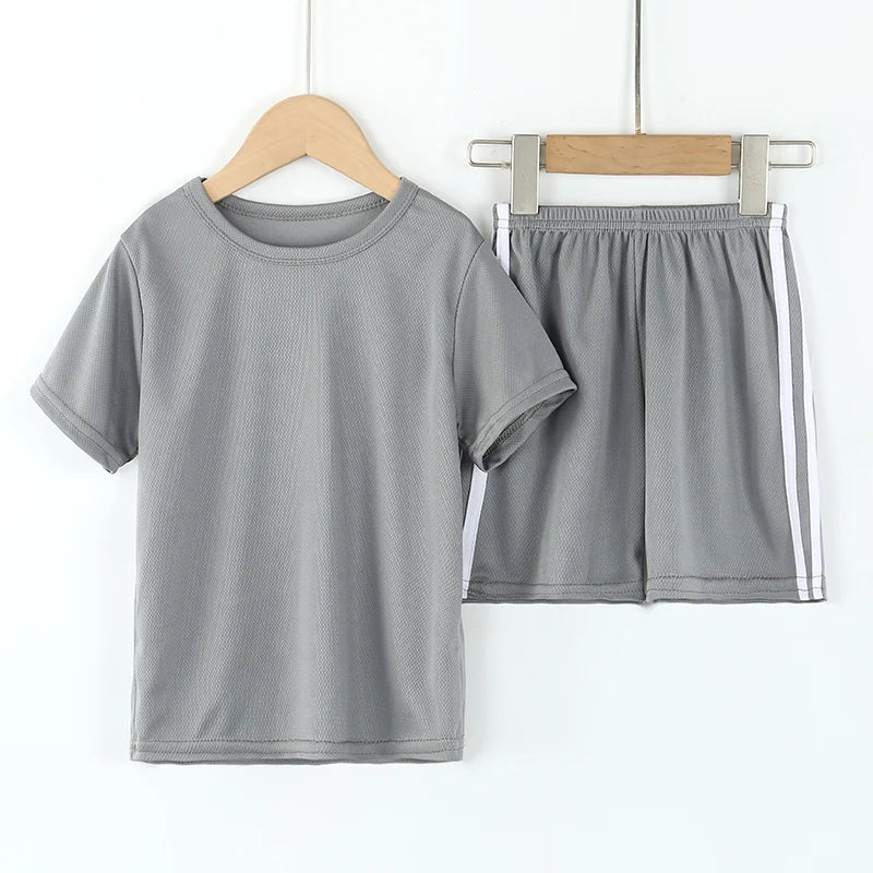 2/4 Pieces Of Summer Children's Quick-drying Kids Sports Outfit-Outfit Sets-Bennys Beauty World