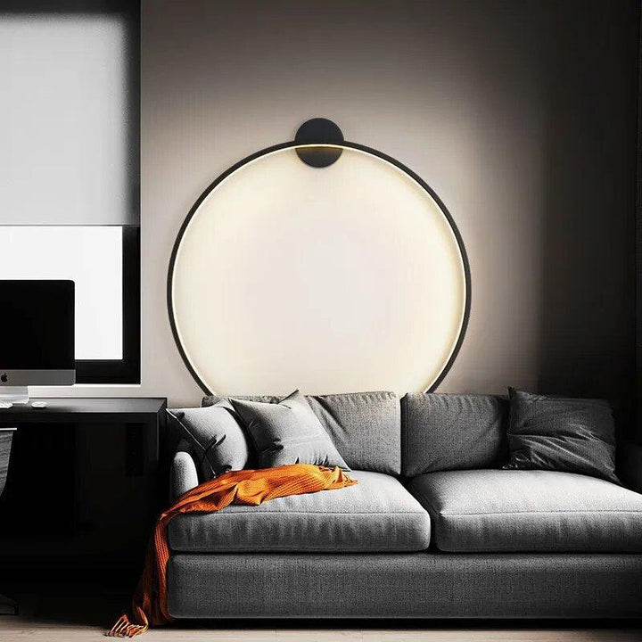 Circle Background Wall Lamps-Arlik interiors