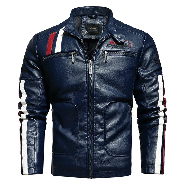 Fall Motorcycle Leather Jacket For Men only $103.09