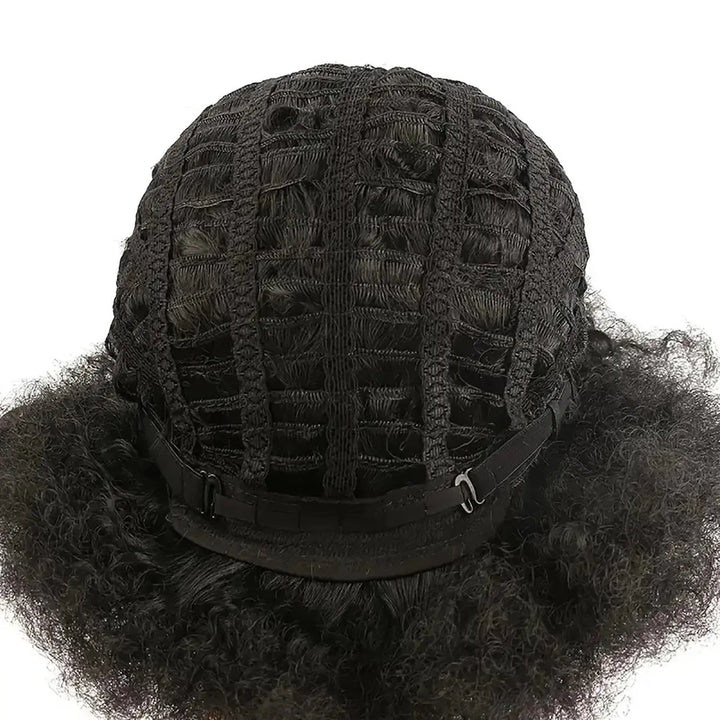 Afro Wigs for Black Women 14 Inch 70s Afro Kinky Curly Bouncy Fluffy Puff Synthetic Wig Ideal for Cosplay Daily &amp; Party-Bennys Beauty World