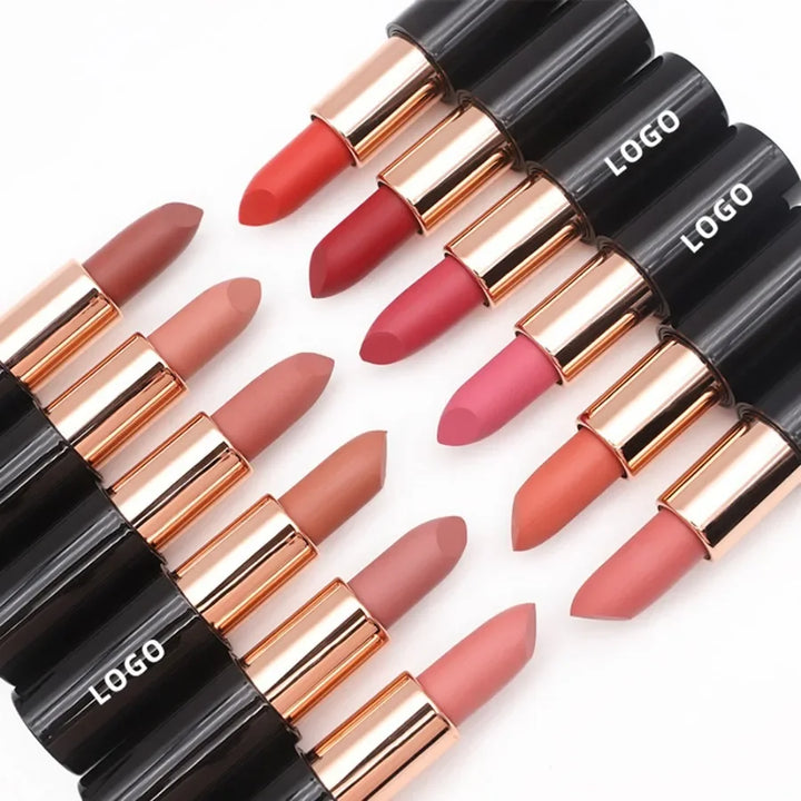 Custom 24 Colors Waterproof Matte Lipstick