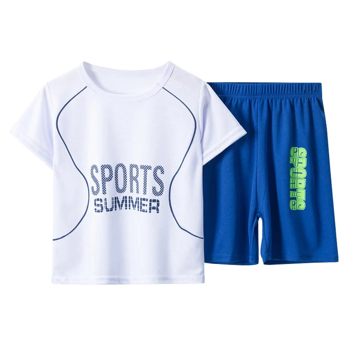 2/4 Pieces Of Summer Children's Quick-drying Kids Sports Outfit-Outfit Sets-Bennys Beauty World