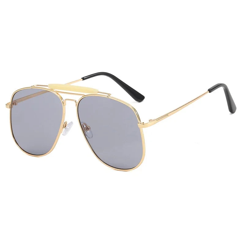 Classic Pilot Sunglasses for Women – Retro UV400 Mirror Gradient Shades