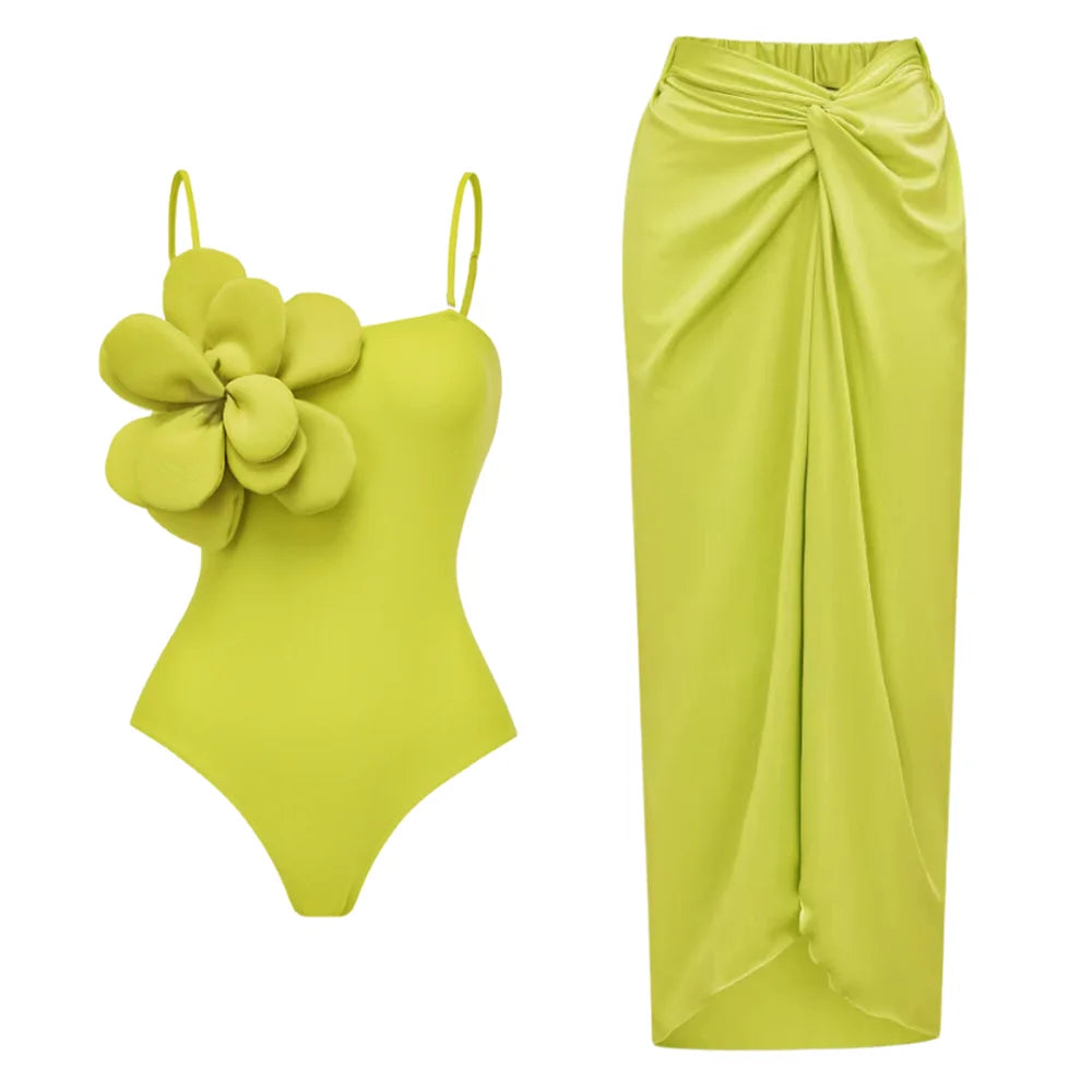 Push Up Women Bikini Set Floral Printed Ruffle Bikinis Strappy Swimwear-Bennys Beauty World