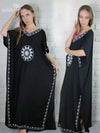 Embroidery Long Kaftan  Swimsuit For Women