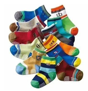 12 Pairs/Lot Cotton Baby's Socks-Bennys Beauty World