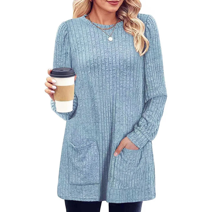 Women’s Mid-Length Knit Sweater Dress
