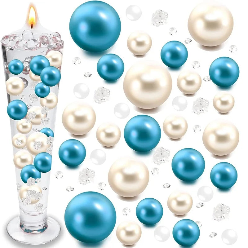 Christmas Vase Filler Beads Floating Pearls