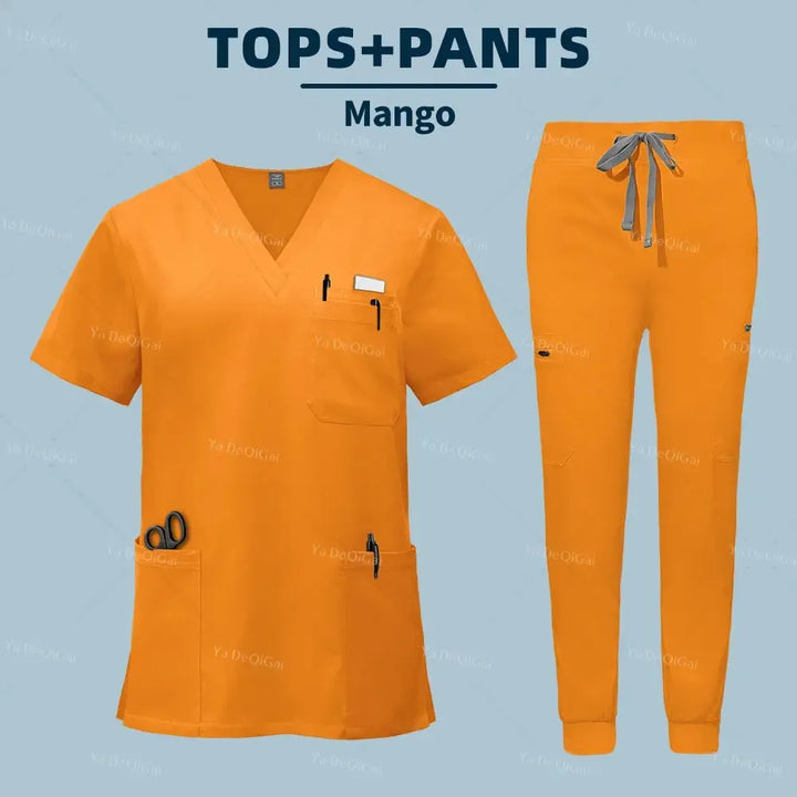Unisex Medical Scrubs Set – With Pockets-Scrubs-Bennys Beauty World