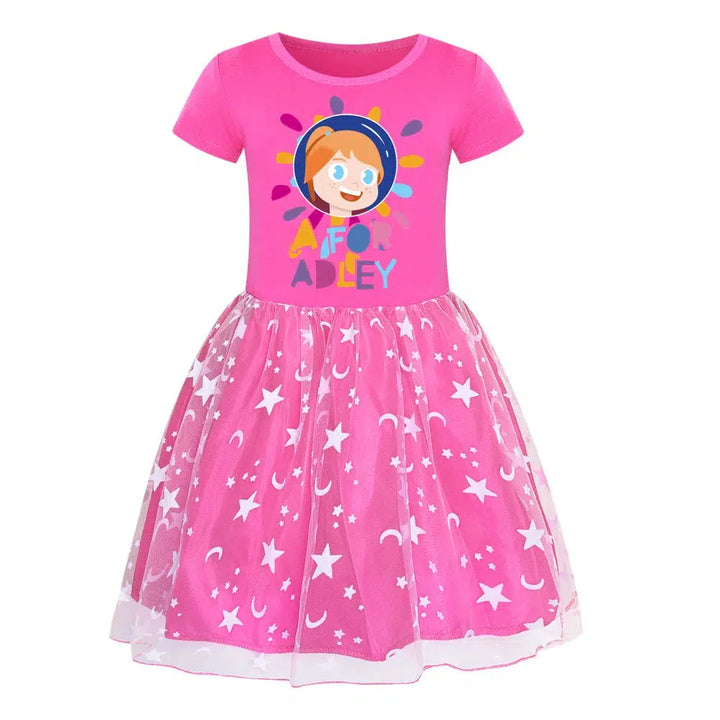 Girls Cartoon Cotton Dress