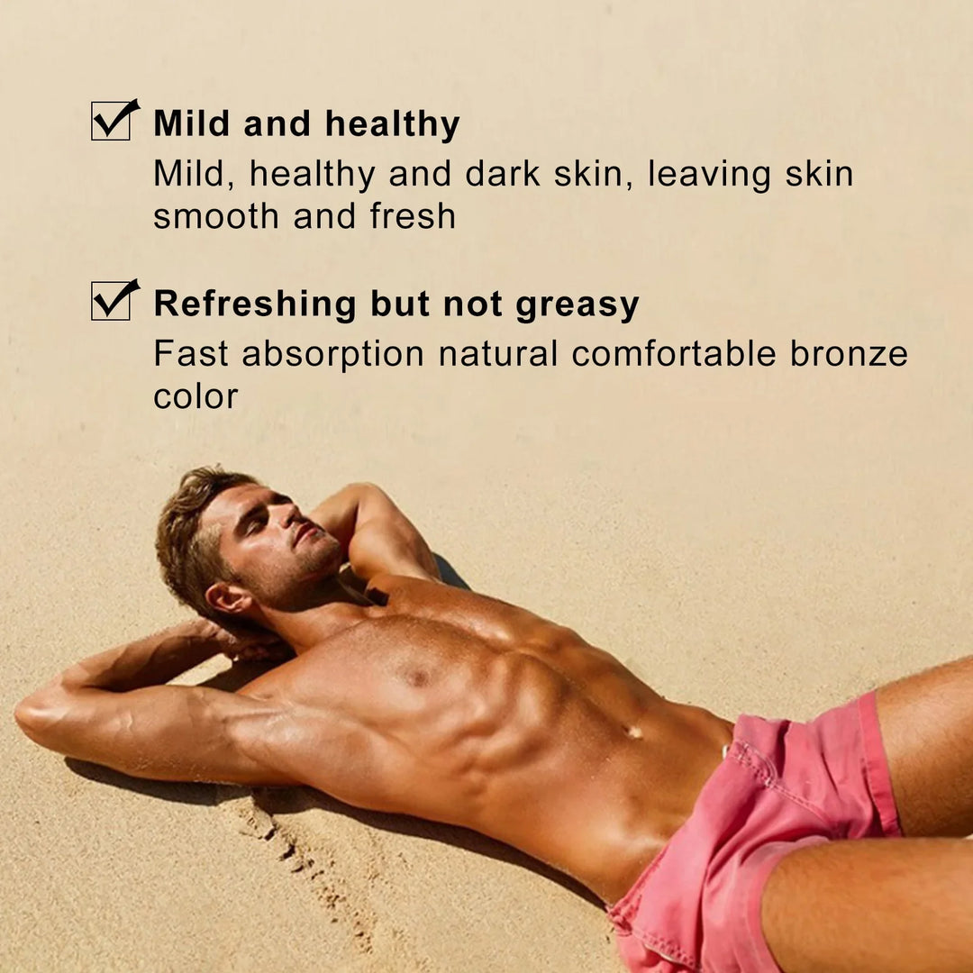 Soft Brown Self-Tanning Cream Intensive Tanning Outdoor
