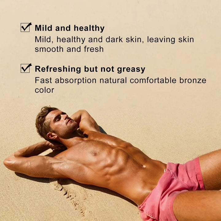 Soft Brown Self-Tanning Cream Intensive Tanning Outdoor