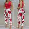 Women's Summer V-neck Jumpsuit-jumpsuit-Bennys Beauty World