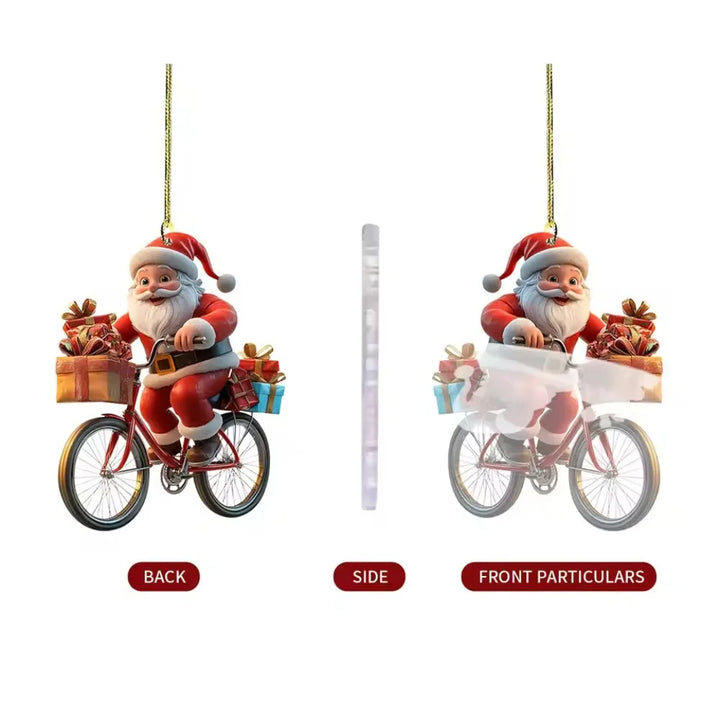 Winter Decorative Hanging Cartoon Santa Claus