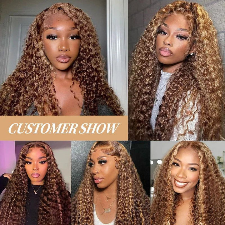 HD Lace Deep Wave Frontal Wig Brazilian Wigs