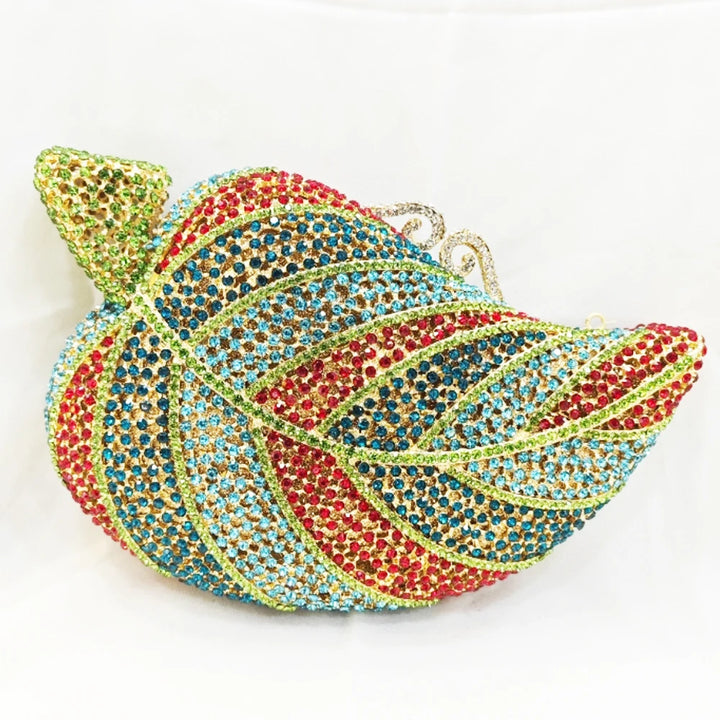 Crystal Diamond Evening Clutch Bag