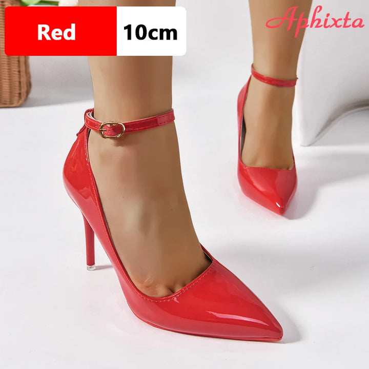 Aphixta Stiletto Heels Pumps Women Party Shoes