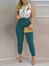 Women's Summer V-neck Jumpsuit-jumpsuit-Bennys Beauty World