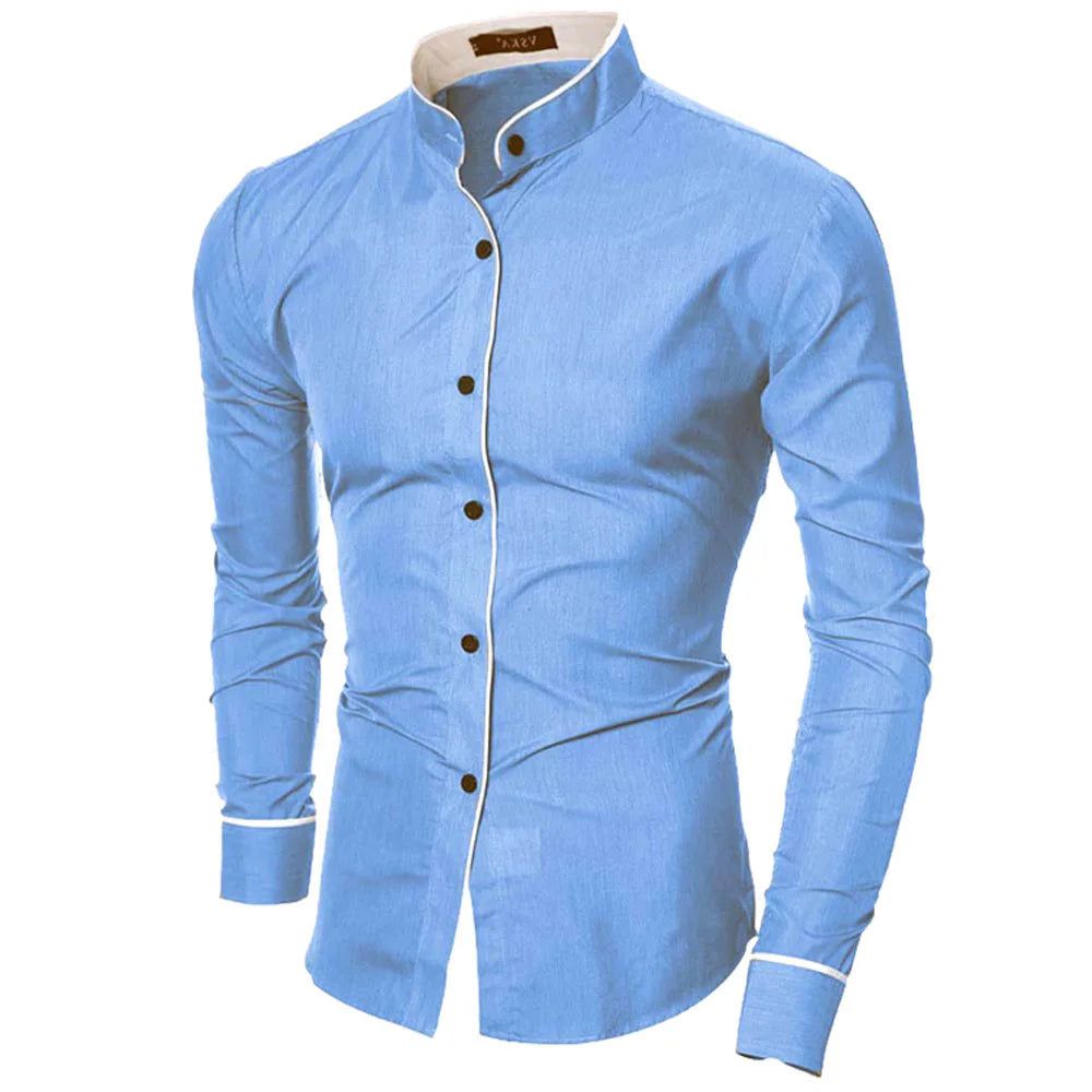 Men's Luxury Casual Formal Long Sleeve Shirt