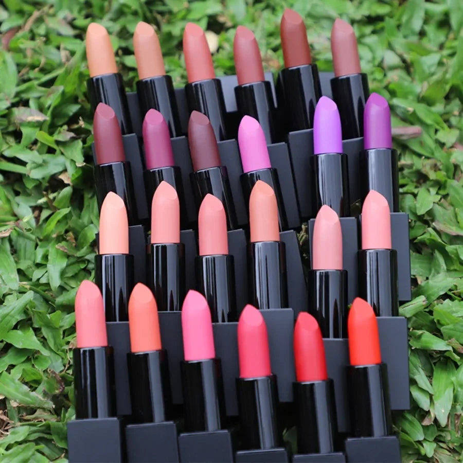 Custom 24 Colors Waterproof Matte Lipstick