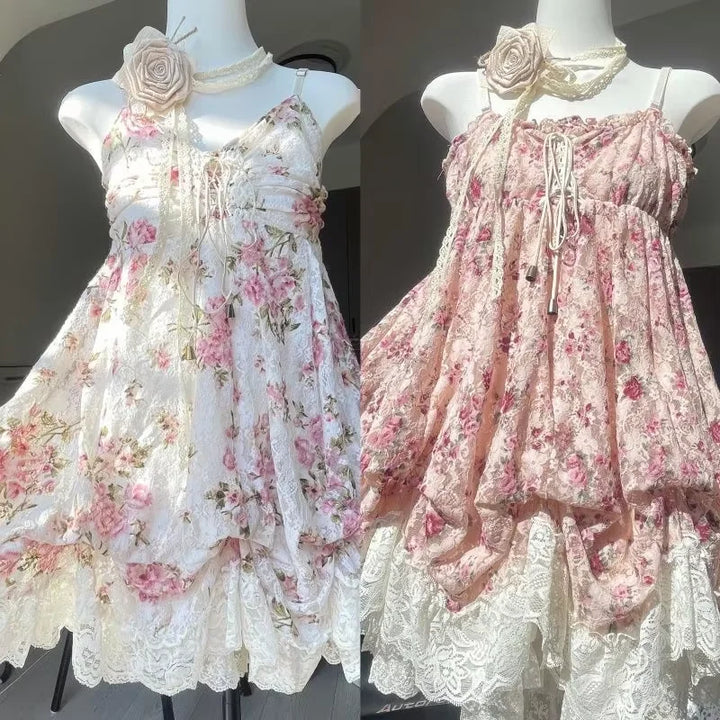 Summer Floral Chiffon Blouse For Women