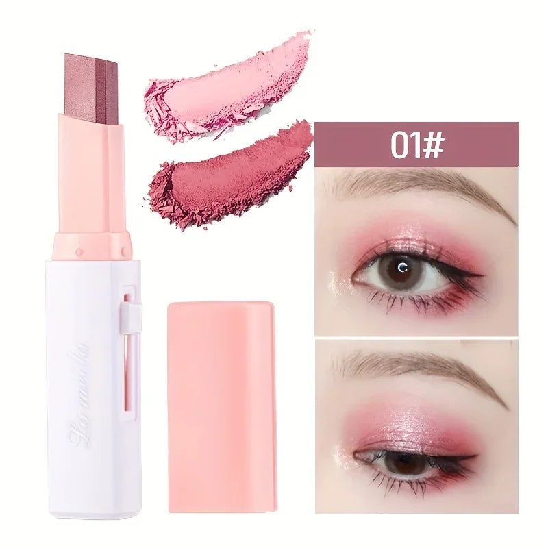 2 in 1 Pearly Highlighter Eyeshadow Stick Glitter Eyeshadow Eyeliner Stick