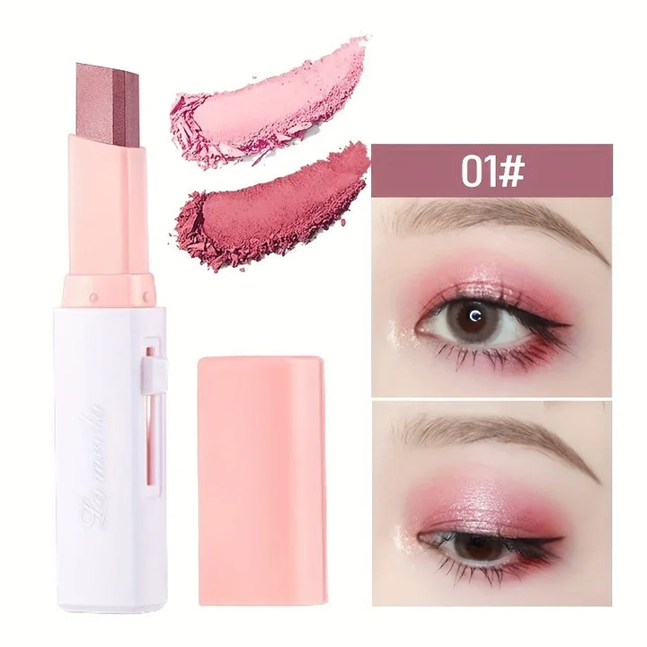 2 in 1 Pearly Highlighter Eyeshadow Stick Glitter Eyeshadow Eyeliner Stick