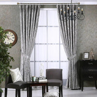 Modern Curtains for Living Dining Room Bedroom Simple European Gray Coffee Beige Striped Curtains Tulle Curtain French Window-Arlik interiors