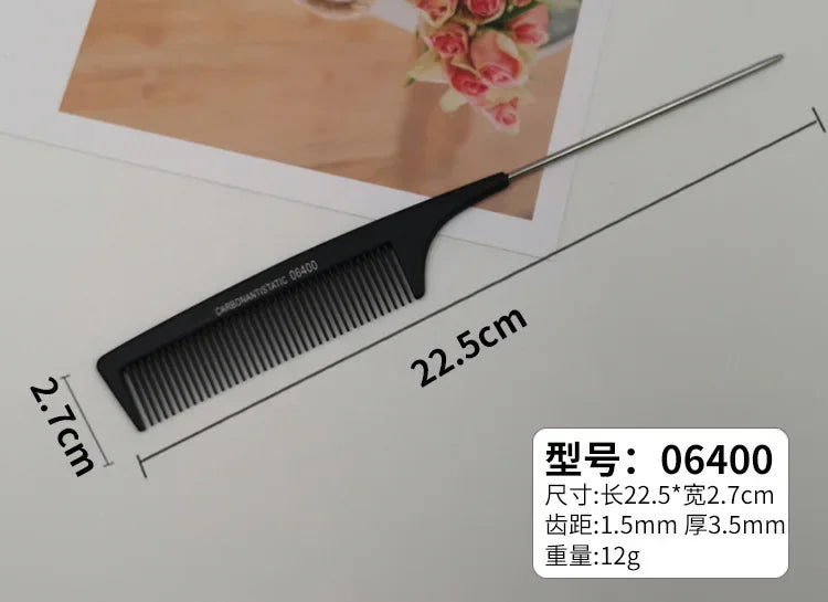 Professional Hair Tail Combs Stainless Steel
