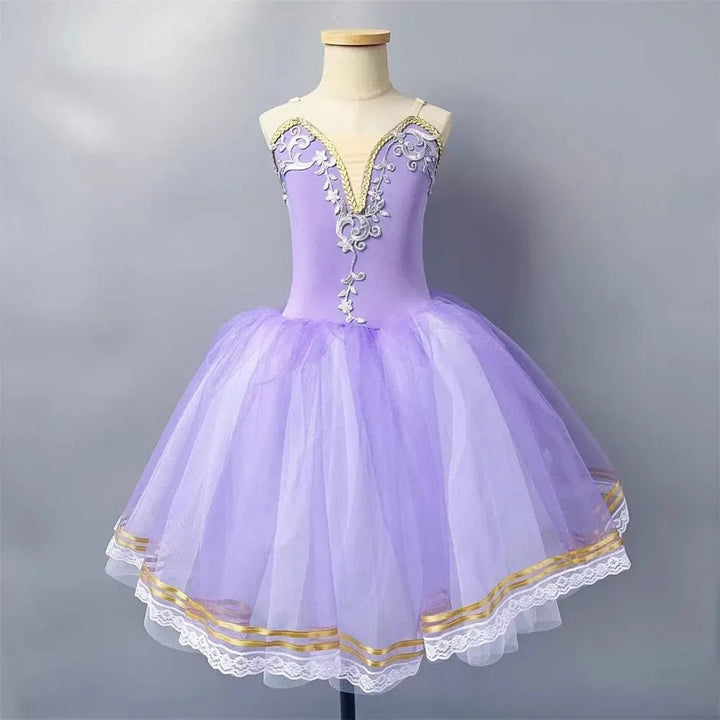 Girls Ballet Tutu Dress – Leotard &amp; Skirt Costume - Bennys Beauty World