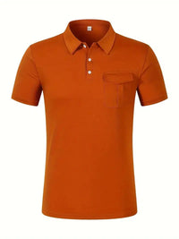 Men's Casual Short Sleeved Polo Shirt Breathable Men's Clothing