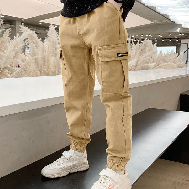 Boys Cargo Pants | Casual Full-Length Trousers | Ages 3–12