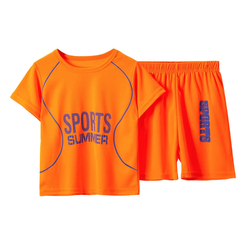 2/4 Pieces Of Summer Children's Quick-drying Kids Sports Outfit-Outfit Sets-Bennys Beauty World
