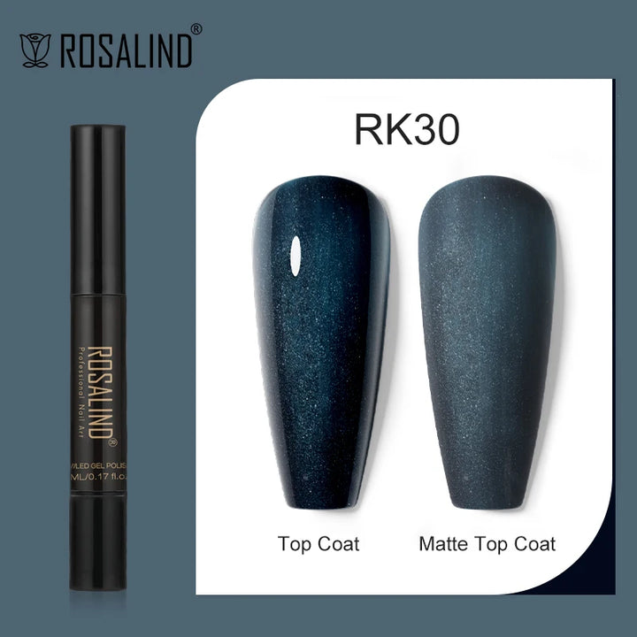 ROSALIND Nail Gel Pen Nail Gel Polish Soak Off UV LED Top Coat