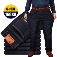 Men Jeans Oversize Black Blue Loose Casual Pants-pants-Bennys Beauty World